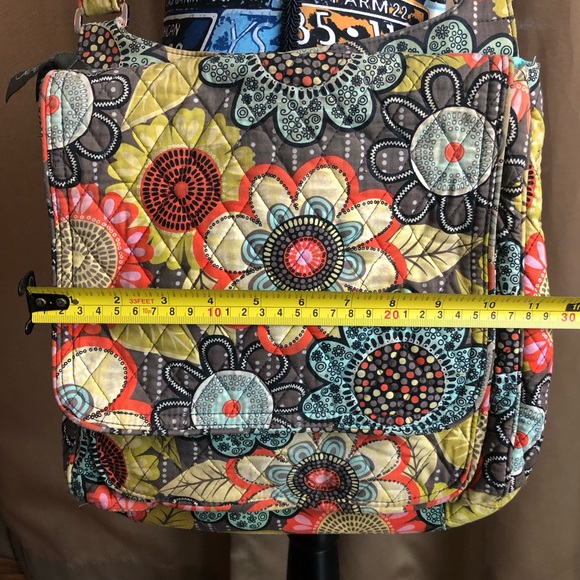 Vera Bradley Floral Crossbody Adjustable Purse Bag - Picture 13 of 16